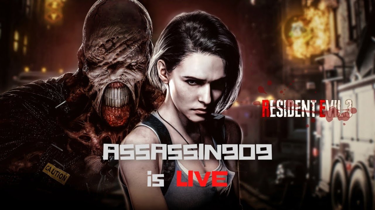 Resident Evil 3 live stream | ASSASSIN909