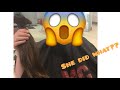 MY SISTER SHAVED HER HEAD!! (not click bait)