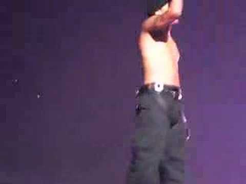 Chris Brown Shirtless- UPC Tour Baltimore