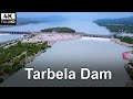 Tarbela dam pakistan drone view 2023  spillway operation of tarbela dam 2023