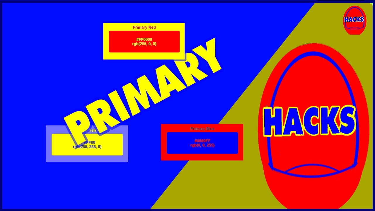 💓 MY PRIMARY COLORS TUTORIAL 💓 - YouTube