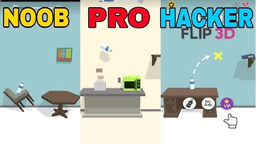 NOOB vs PRO vs HACKER ||BOTTLE FLIP 3D|| (FORT)All Levels Gameplay Androidios (Level 12-14 )