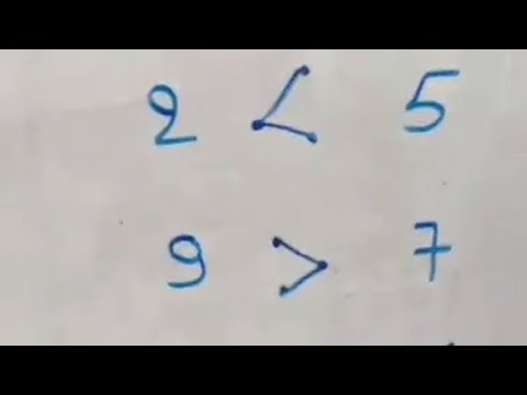 كيف نفرق بين علامة أصغر وعلامة اكبر قسم التحضيري