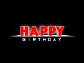 Countdown Birthday Wishes | Happy Birthday | Happy Birthday Black Screen | Happy Birthday Ringtone