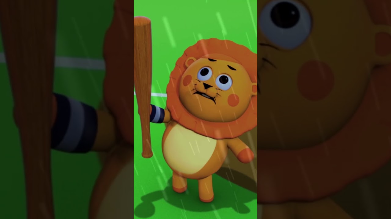 Rain Rain Go Away Hindi 🌧️ | 3D बालगीत #shorts #hindirhymes
