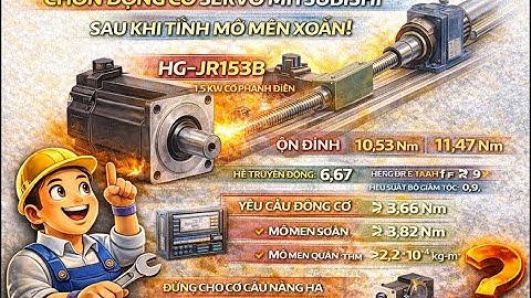 Các bước chọn động cơ servo cho Vítmebi!