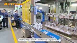 Automated Flame Brazing System for Automotive Aluminum Tube Assemblies | 16 Stations & 24 Torches