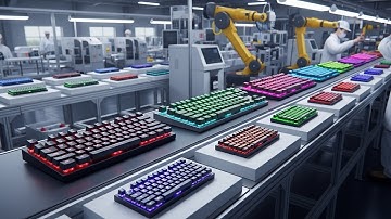 A Modern Computer Keyboards Are Made: Full Factory Manufacturing Process Step-by-Step (2025)