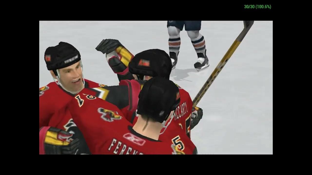 NHL 07 PSP Gameplay Edmonton Oilers VS Calgary Flames YouTube