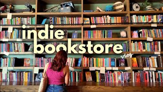 come book shopping with me! 📚☁️ indie bookstore & library haul *cozy vlog*