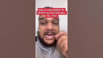 Ways to make money in CRYPTO no one will tell you!