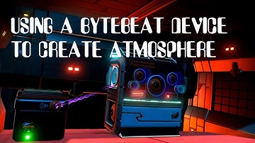 Using a ByteBeat device to create spooky atmosphere in No Man