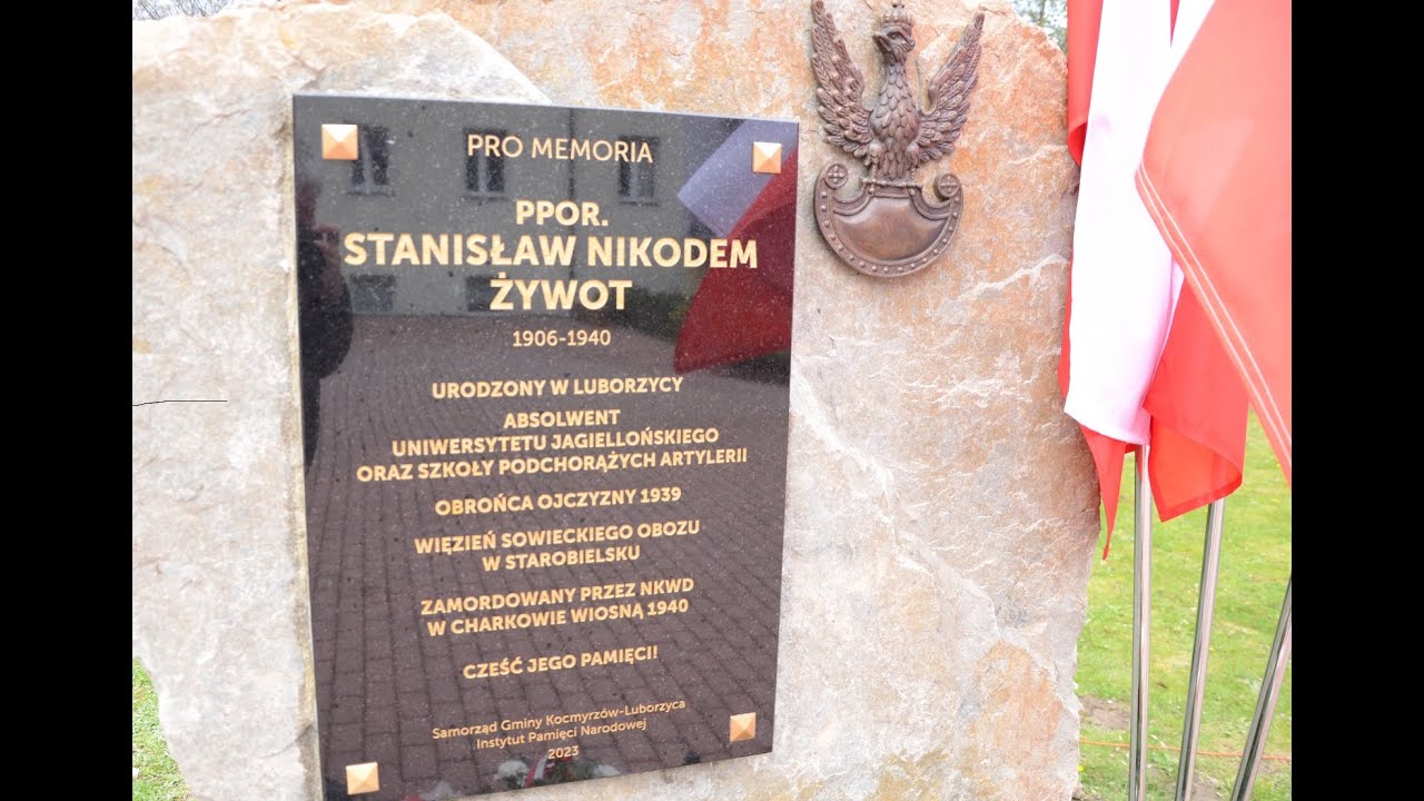pomnik Stasia Luborzyca 27.042023