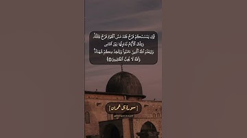 سورة آل عمران الآية ١٣٩ الى ١٤١ بصوت الشيخ محمد صديق المنشاوي