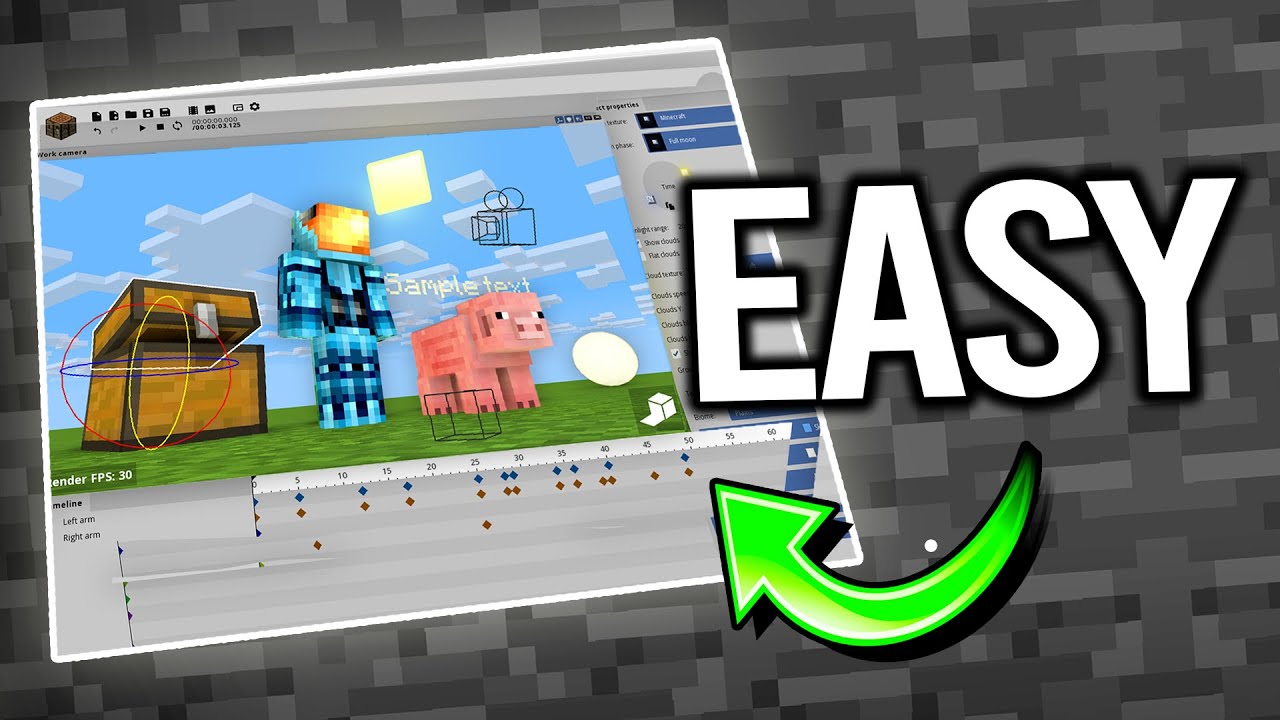 This Program Makes Animating Minecraft EASY | Animation For Beginners