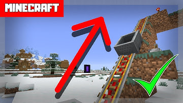 MINECRAFT | How to Make a Rail Go Up! 1.16.4