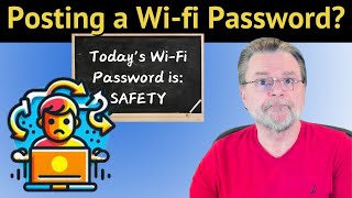 Does Having a Visible Wi-Fi Password Add Security Compared to an Open Wi-Fi Hotspot?
