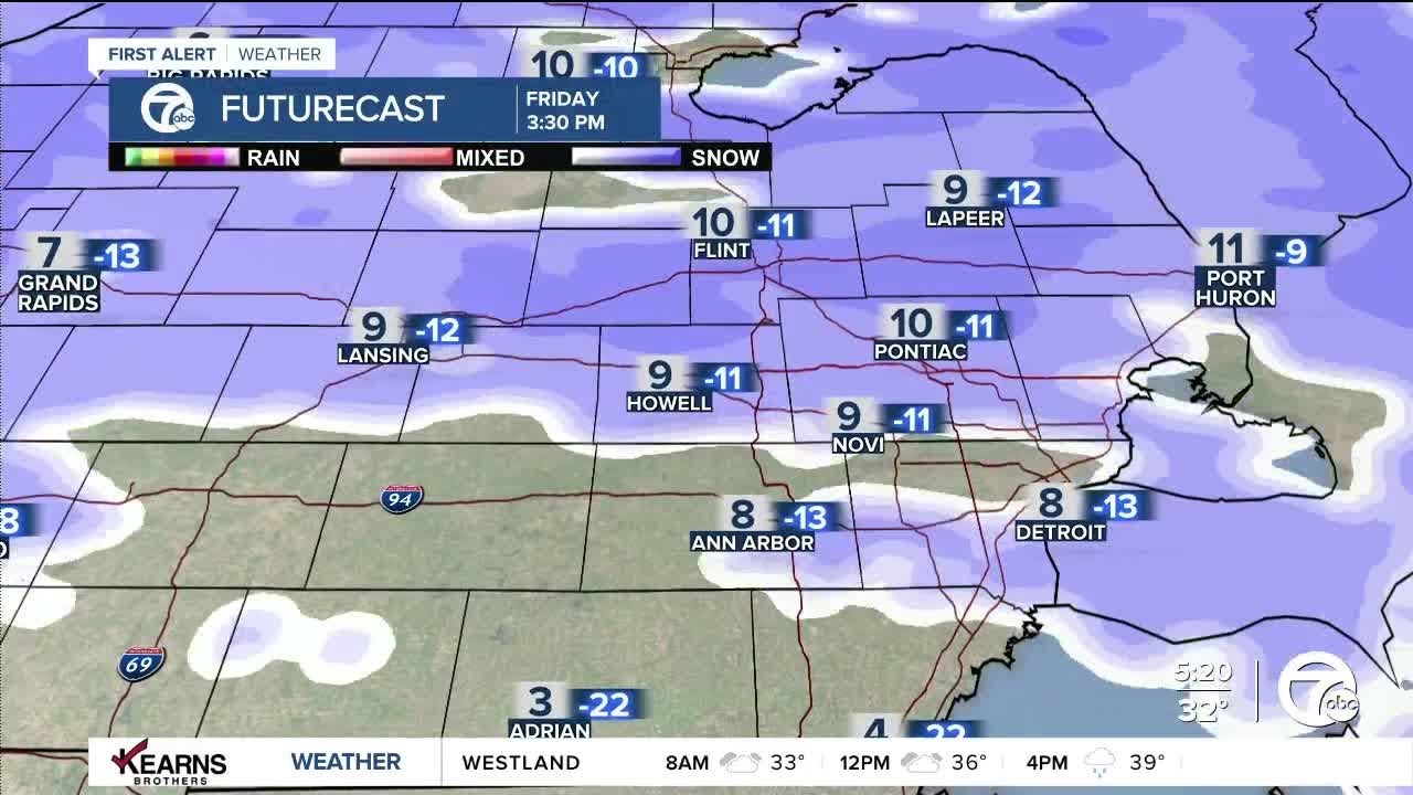Detroit Weather: Winter Storm Warning starts at 7 PM - YouTube