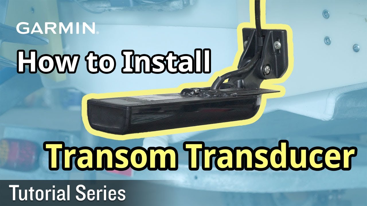 Transom Installation Tutorial – How to Install a Garmin Transom Transducer - YouTube