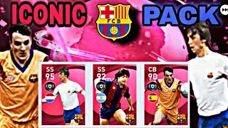 FC BARCELONA ICONIC MOMENT PACK OPENING TODAY AT 20 LIKES PES 2021 TYPE  !g IN CHAT FOR GIVEAWAY
