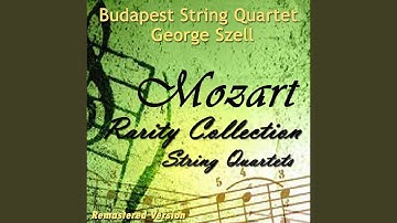 String Quartet No. 22, in B-Flat Major, K. 589, "Prussian Quartet 2": III: Menuetto moderato