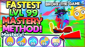 FASTEST *MAX LVL 99* MASTERY METHOD IN PET SIMULATOR X!! (Roblox)
