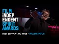 WILLEM DAFOE wins Best Supporting Male at the 35th Film Independent Spirit Awards