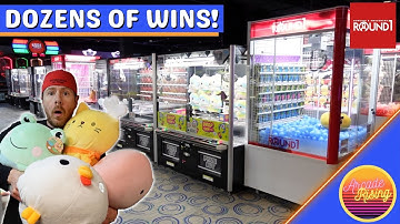 WINNING COMPILATION, Round 1 Claw Machines: Part 1 - 2022
