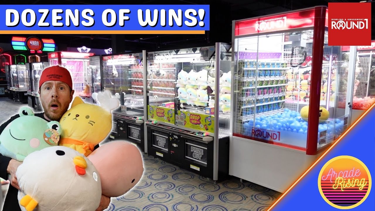 How To Win Round 1 Claw Machine WINNING COMPILATION, Round 1 Claw Machines: Part 1 - 2022 - YouTube