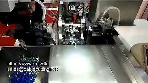 Fully Automatic Wire Cutting Stripping Single Head Waterproof Plug Inserting Crimping Machine