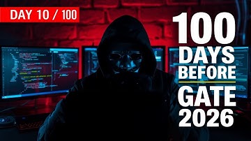 “Day 10 of 100 Days GATE CSE Challenge | My Real Preparation Begins 💻”| GATE 2026 | CN