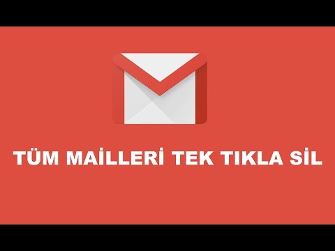 TÜM MAİLLERİ SİL ( TEK TIKLA BİNLERCE MAİLİ SİL ) GMAİL