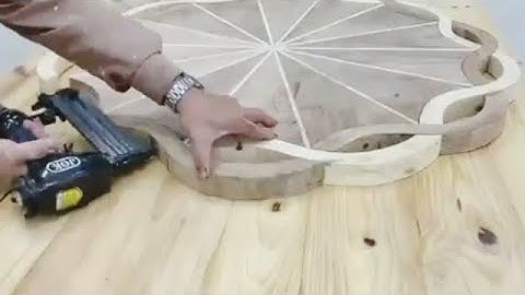 Video Tutorial To build A Table With Amazing Curves Will Make You Satisfied - Skillful woodworking