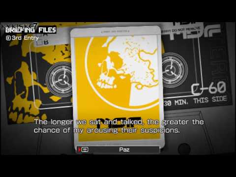 MGS: Peace Walker - Paz Diary - 1st, 2nd ,3th & 4th Entries - YouTube