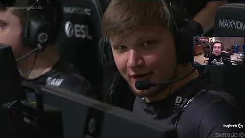 Shroud reacts to s1mple best plays on CSGO