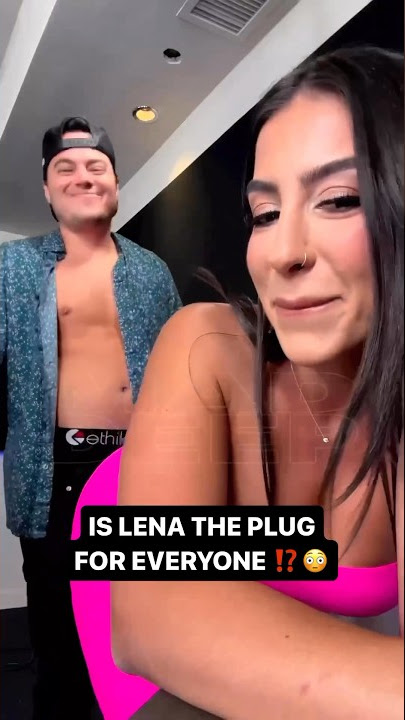 Adam22 wife Lena The Plug filming new scene for PlugTalk #NoJumper #Adam22 #Lena #Nelk #akademiks