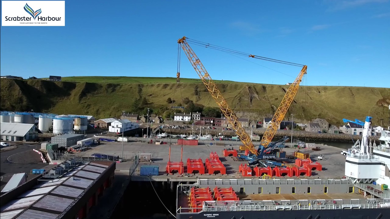Scrabster Harbour - Fly By