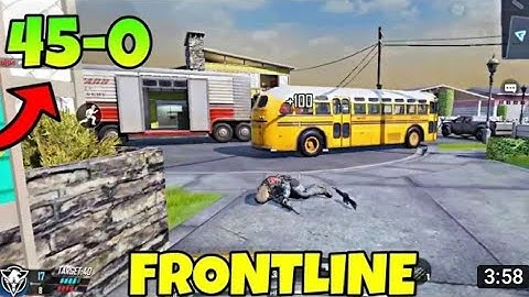Call Of Duty Mobile FRONTlNE Gameplay | 45 Kills Record | COD Mobile Frontline Mode.....💓💓❤️💖