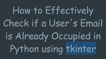 How to Effectively Check if a User