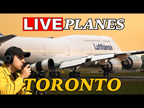 🔴LIVE Toronto (YYZ) Airport! 747, 777, A350s and more! July 27TH!