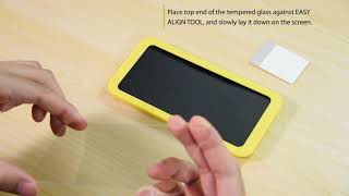 iVoler Tempered Glass Film Screen Protector Installation with Easy Frame for iPhone