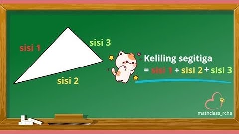 Belajar Menghitung Keliling Segitiga #segitiga