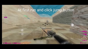 How to bhop cs 1.6 android with dpad.Without any script and autojump