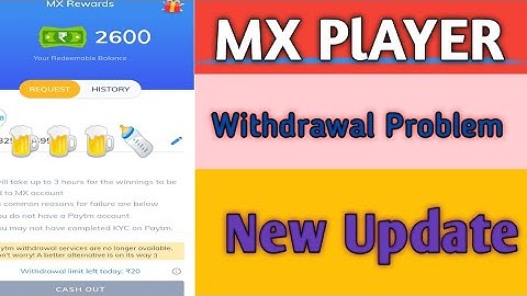 MX Player withdrawal problem solved.... l New update for every users.. l