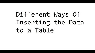 Insert Data to a Table from different sources in SQL Server