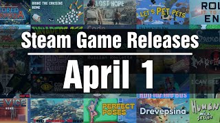 New Steam Games - Monday April 1 2024