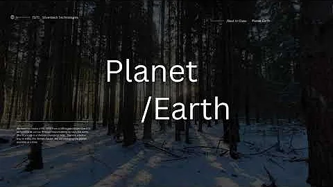 Our Planet. Our Business. Our Planet Earth Initiative.