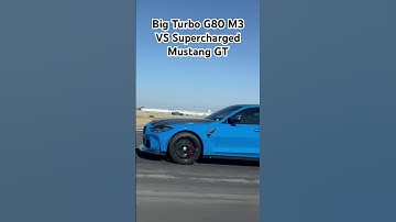 900HP BMW G80 VS SuperCharged Mustang GT