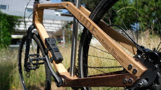 Wooden Bike Frame Mk7 (with downhill test)