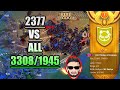 Kingsland , 2377 VS ALL 3308/1945 ,  funny fights !- Rise of Kingdoms